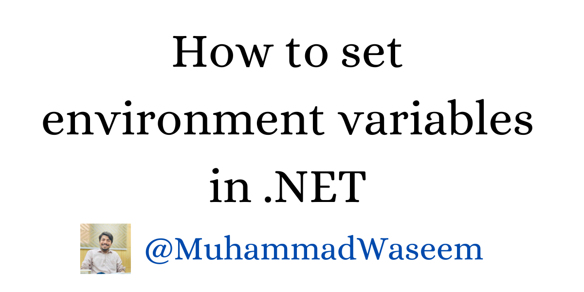 How to set environment variable?