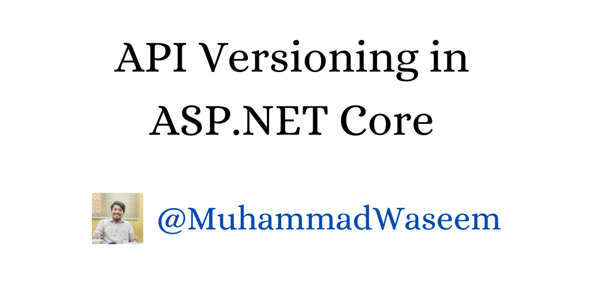 API Versioning in ASP.NET Core