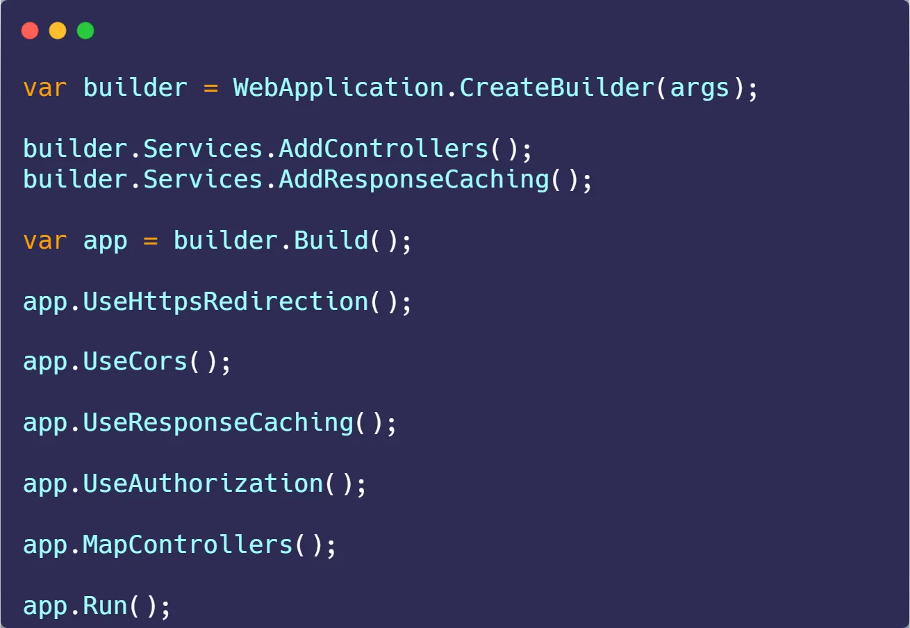 What is response caching and how to implement it in .NET Core