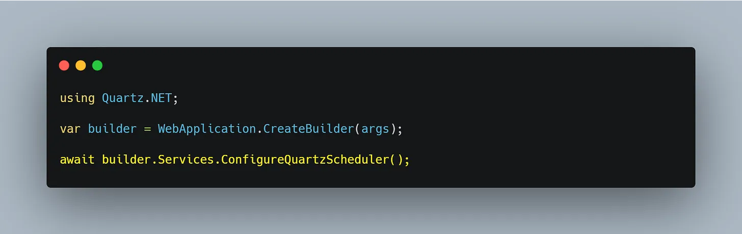 Scheduling Background Jobs with Quartz in .NET