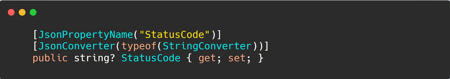 How to write custom converters for JSON serialization in .NET