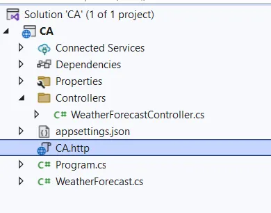 Use .http files in Visual Studio