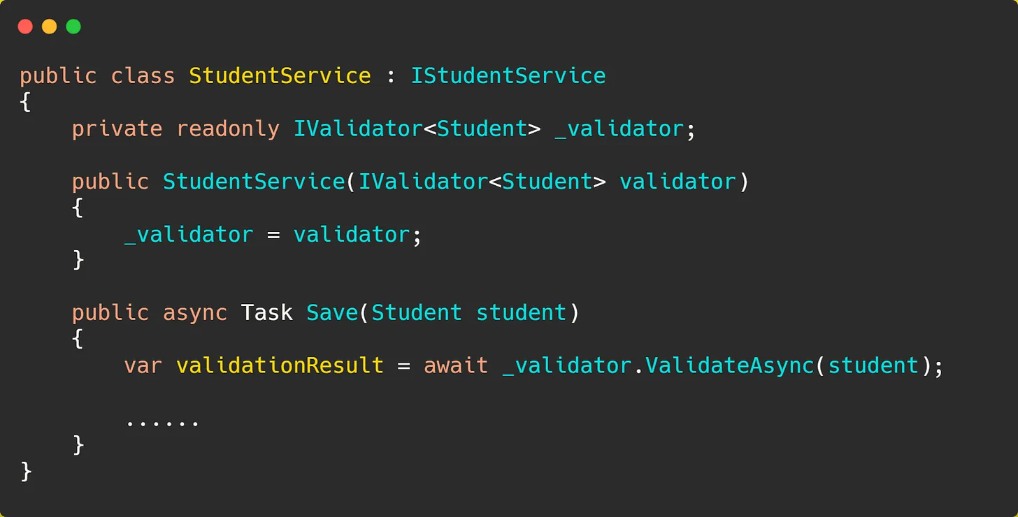 Fluent Validation in .NET